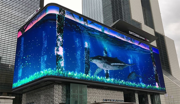 從熊貓爬墻到宇宙飛船：成都裸眼3D屏如何承包熱搜？設(shè)計師專訪|成都led顯示屏